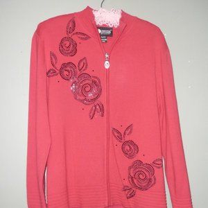 Christine Alexander zip up Cardigan